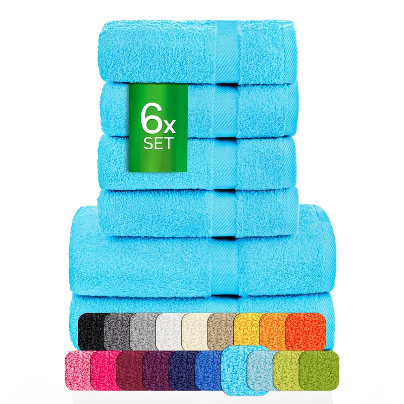 eterea Carli Handtuch Set 6 tlg. Eco