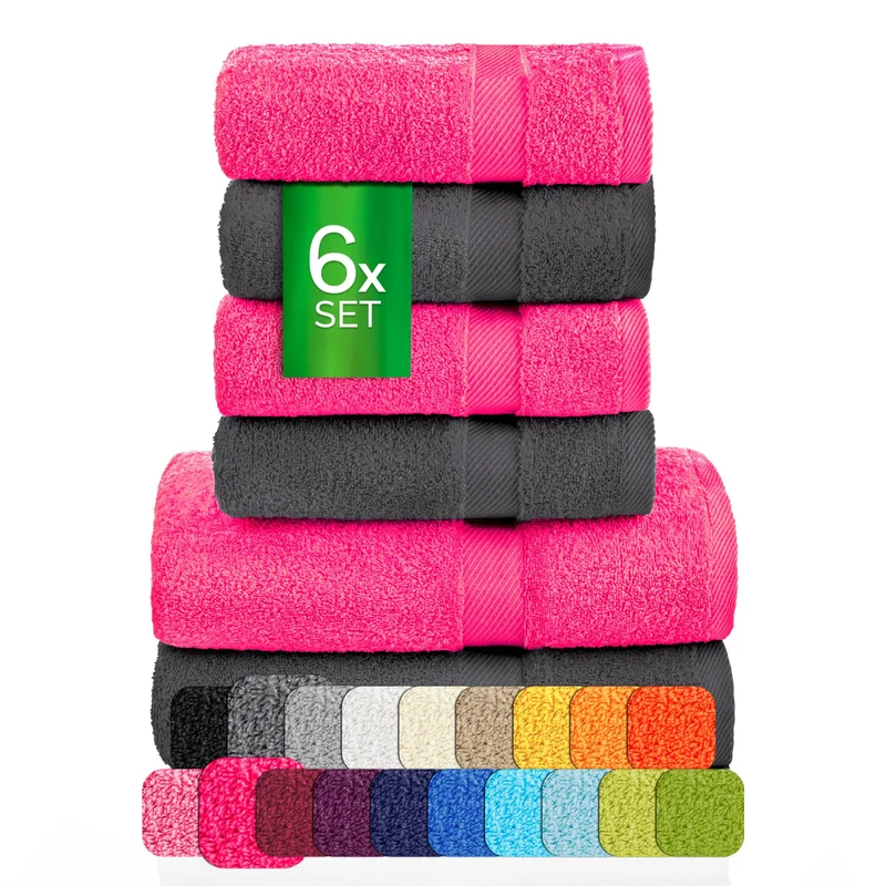 eterea Carli Handtuch Set 6 tlg. Eco