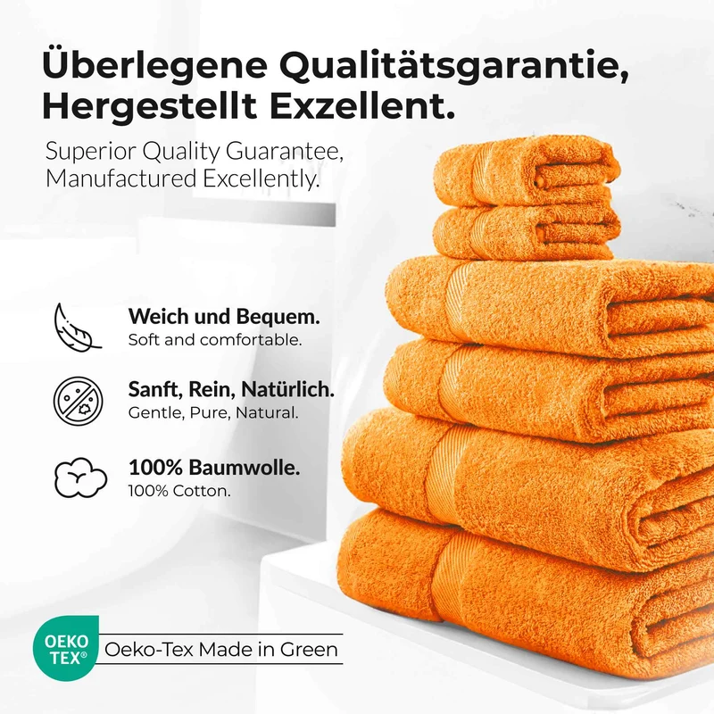 eterea Carli Handtuch Set 6 tlg. Eco