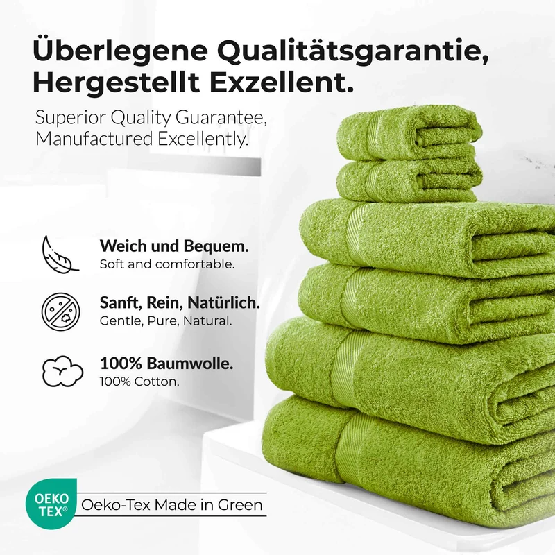 eterea Carli Handtuch Set 6 tlg. Eco