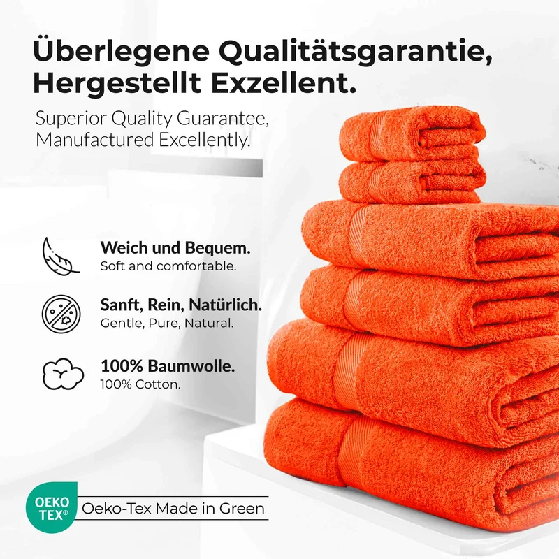 eterea Carli Handtuch Set 6 tlg. Eco
