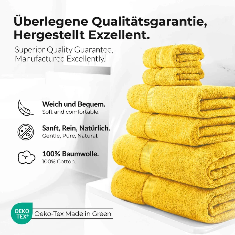 eterea Carli Handtuch Set 6 tlg. Eco