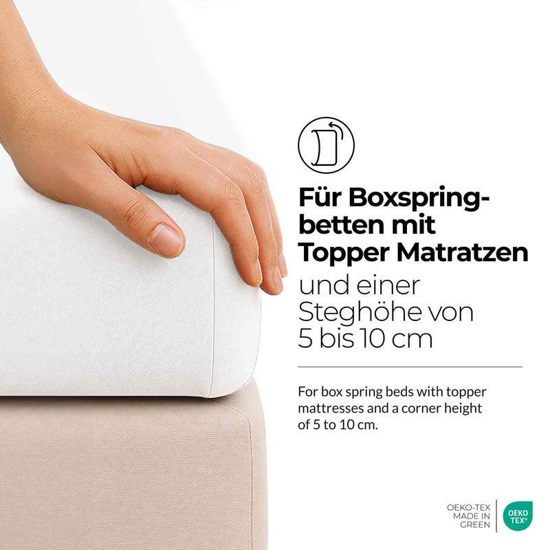 etérea Extra Jersey Topper Spannbettlaken