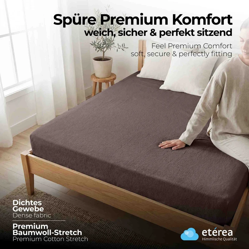 etérea Frottee Spannbettlaken