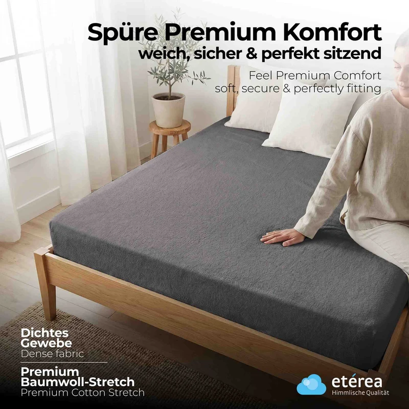 etérea Frottee Spannbettlaken