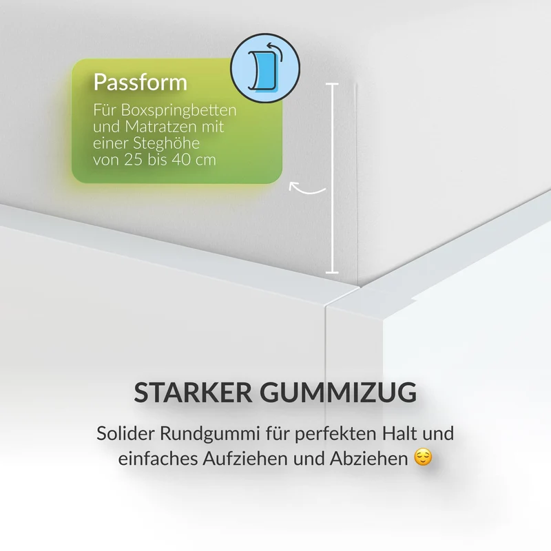 etérea Wasserbett Spannbettlaken