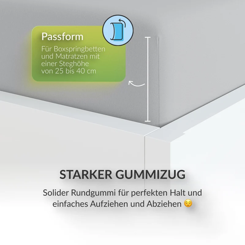 etérea Wasserbett Spannbettlaken