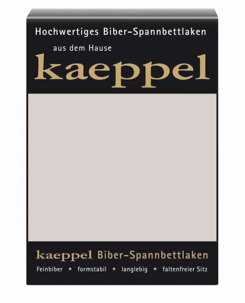 Kaeppel Biber Spannbettlaken