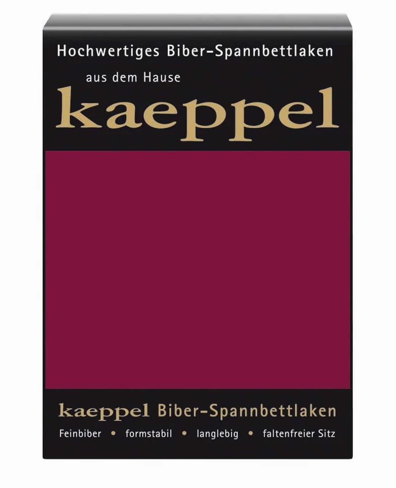 Kaeppel Biber Spannbettlaken