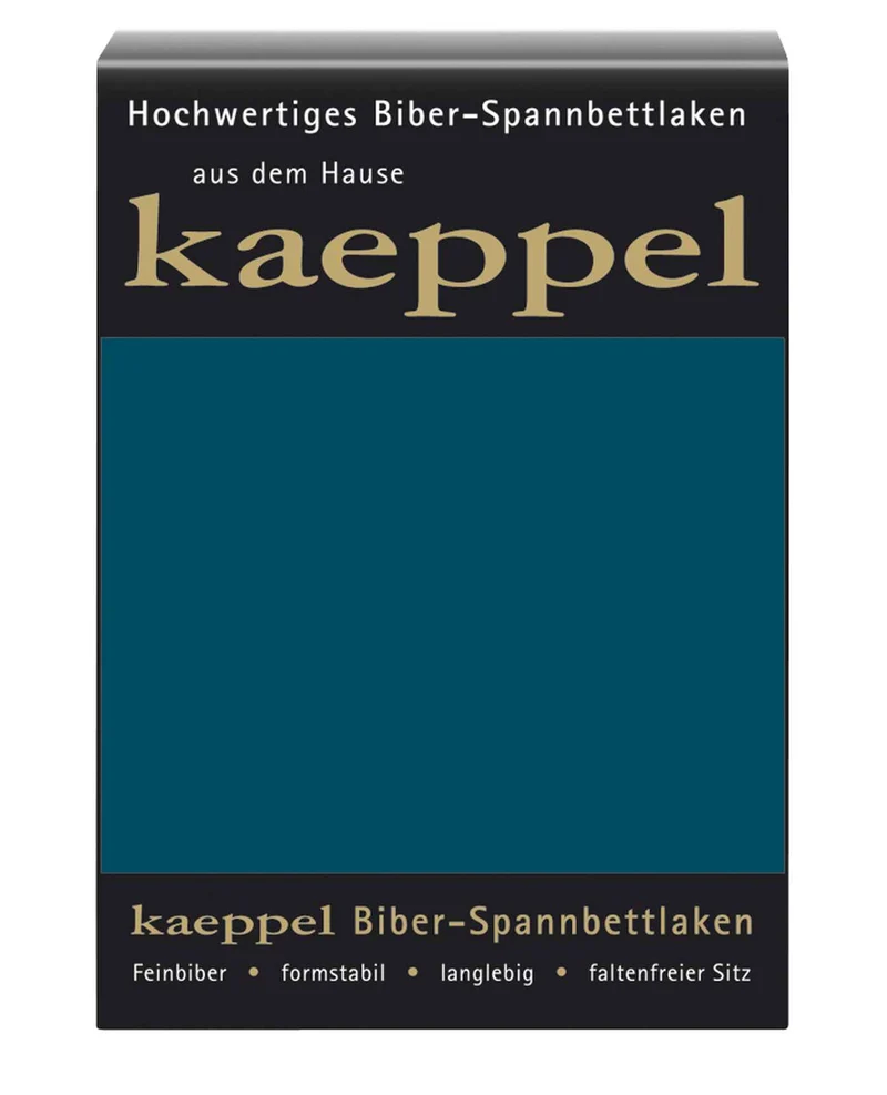 Kaeppel Biber Spannbettlaken