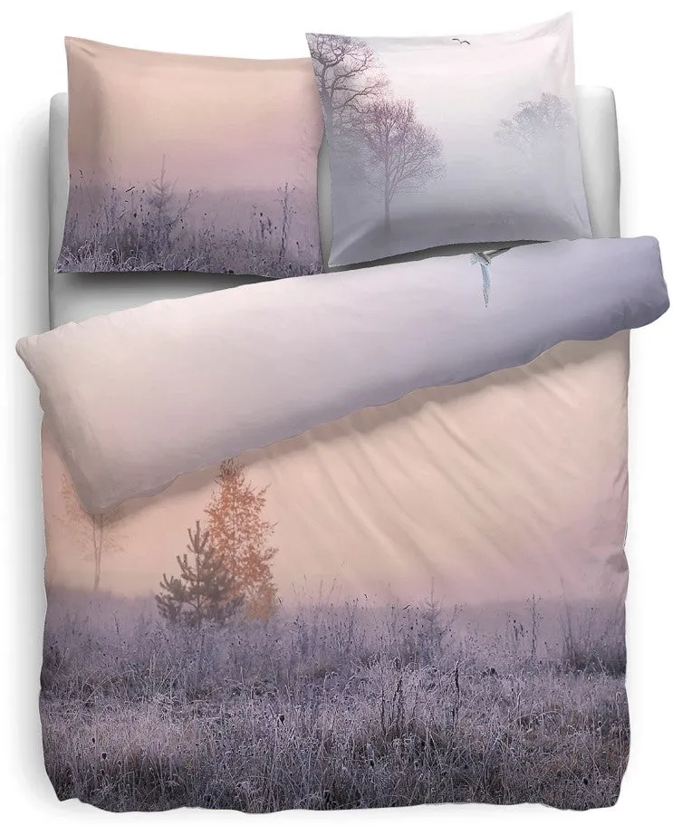 HnL Satin Bettwäsche Merris Natur Rose