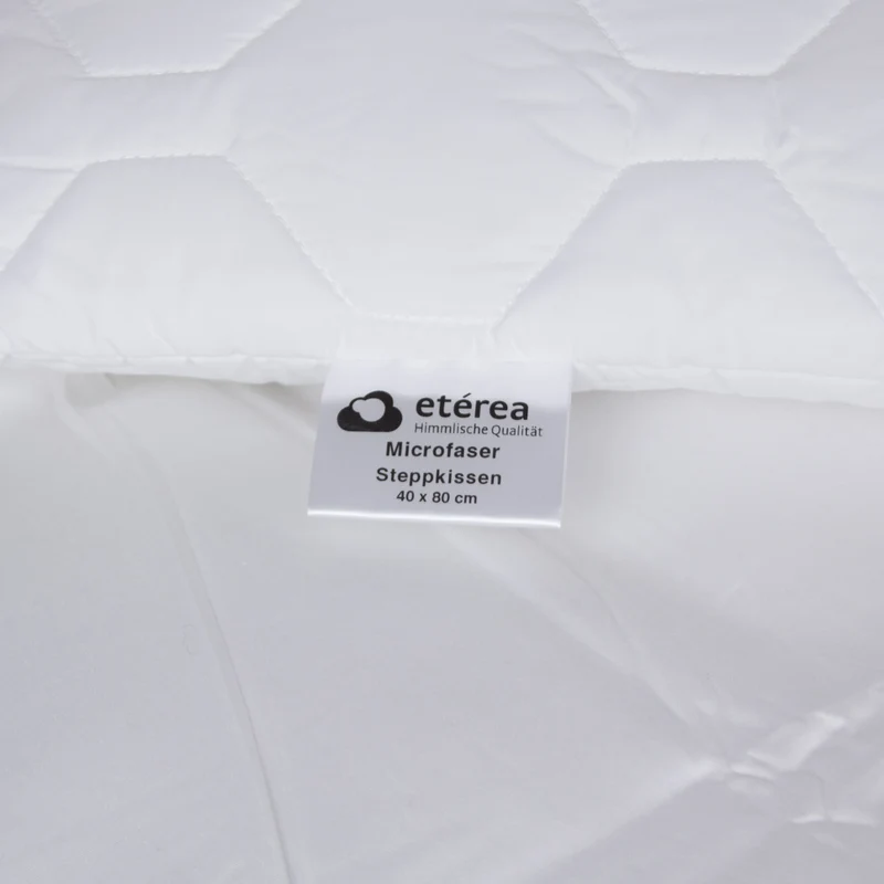 etérea Maxi Basic Mikrofaser Stepp-Kopfkissen Made in Germany