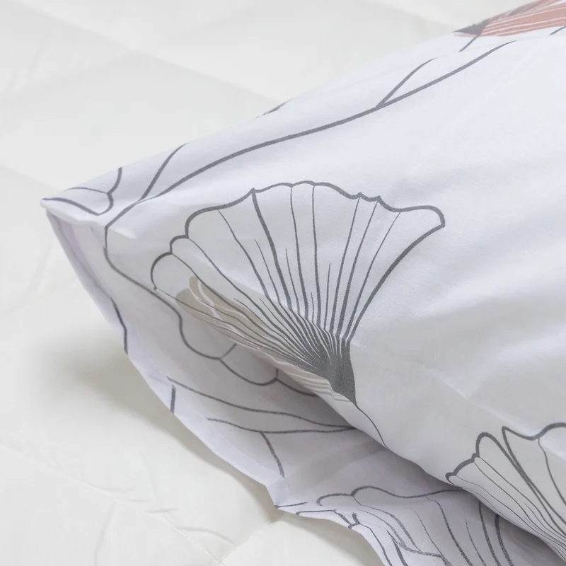 HappyBed Kussensloop | Pink Stems | Set van 2