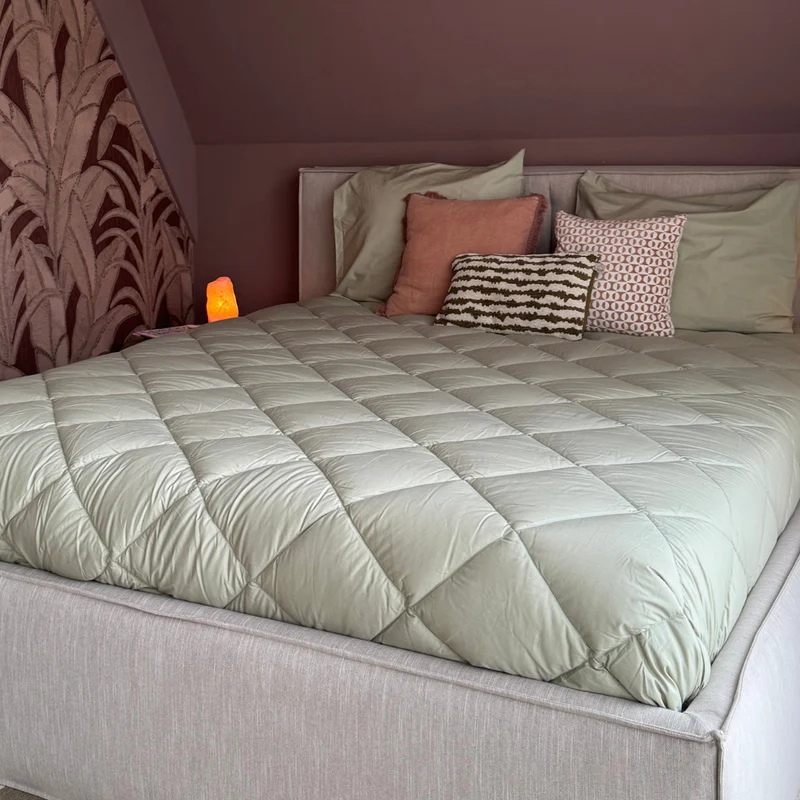 Wasbaar Zomerdekbed | Cotton Breeze | Sage Green