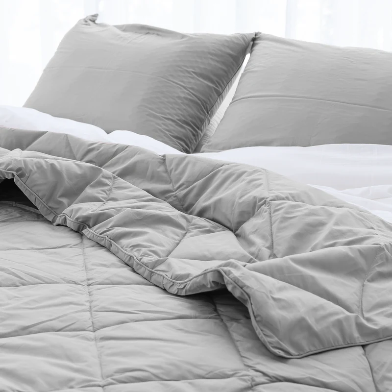 Wasbaar Zomerdekbed | Cotton Breeze | Pebble Grey