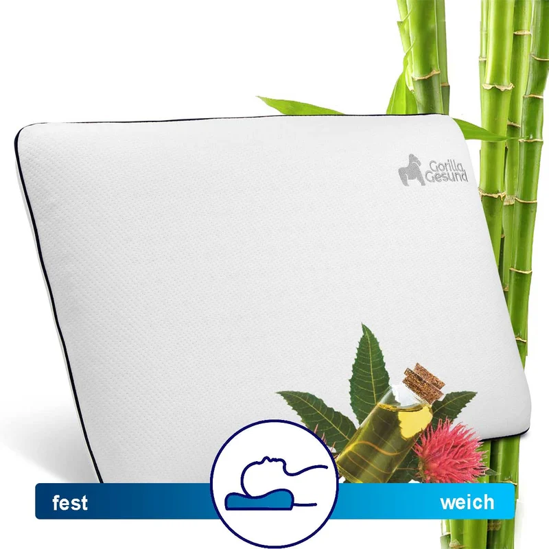 Gorilla Gesund Deluxe Nackenkissen mit Rizinusöl