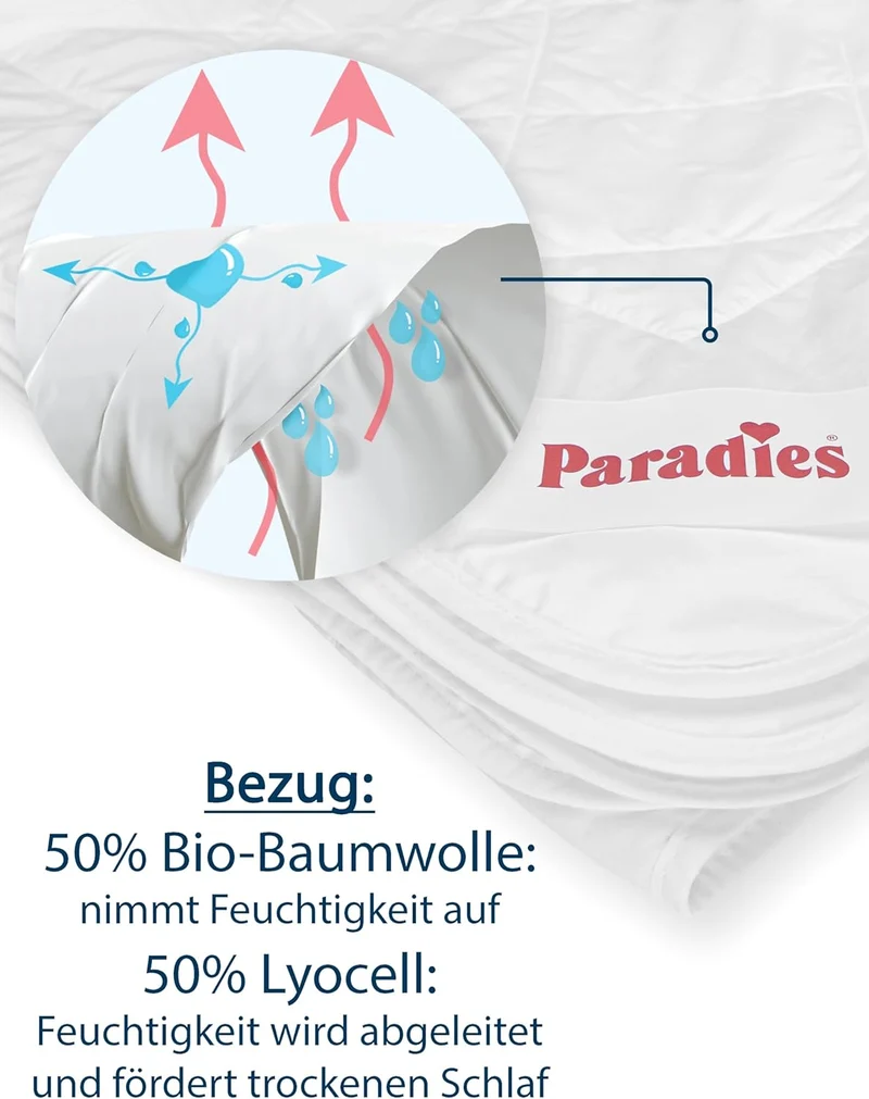 Sommerbettdecke 135 x 200 cm Cool Comfort Viskose & Lyocell