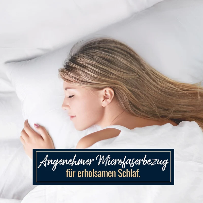 Klima Plus Allergiker Kopfkissen thermoregulierend Mikrokapseln 40x80