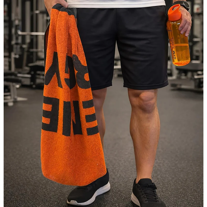 Fitnesshandtuch 50 x 130 cm Fitness & Gym Energy Orange