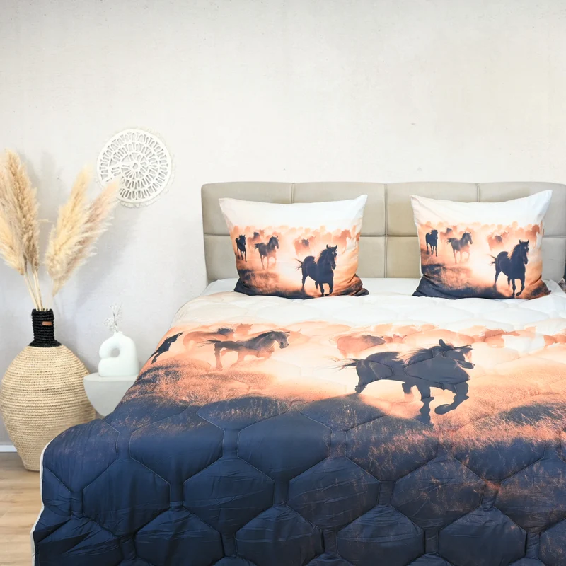 HappyBed Dekbed | Terra Plains Horses | Voor het hele jaar