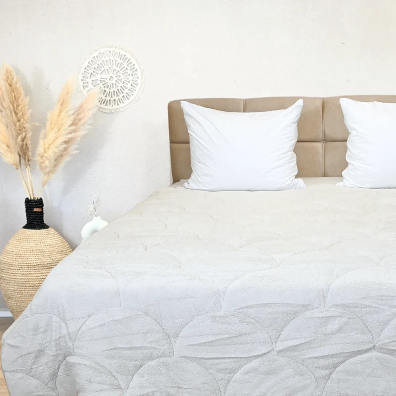 HappyBed Dekbed | Teddy Silver Grey | Voor het hele jaar