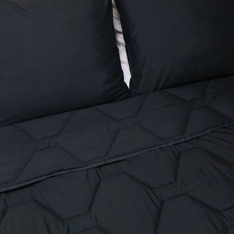 Wasbaar All Season Dekbed | Original | Black | Instopstrook