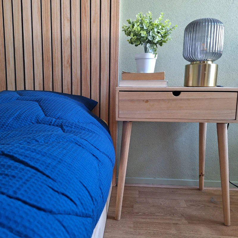 HappyBed Dekbed | Wafel Blue | Voor het hele jaar
