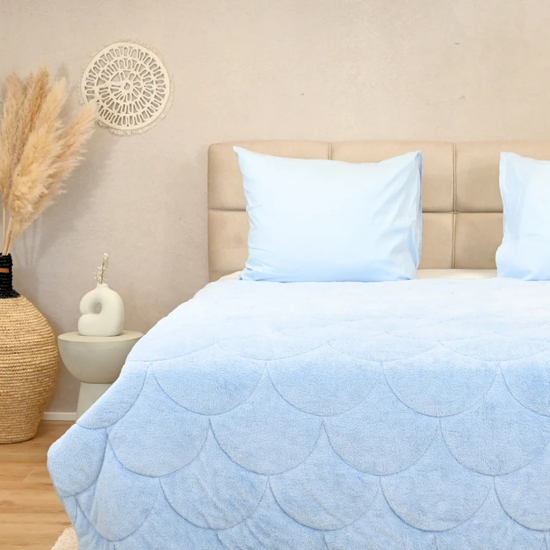 HappyBed Dekbed | Teddy Blue | Voor het hele jaar