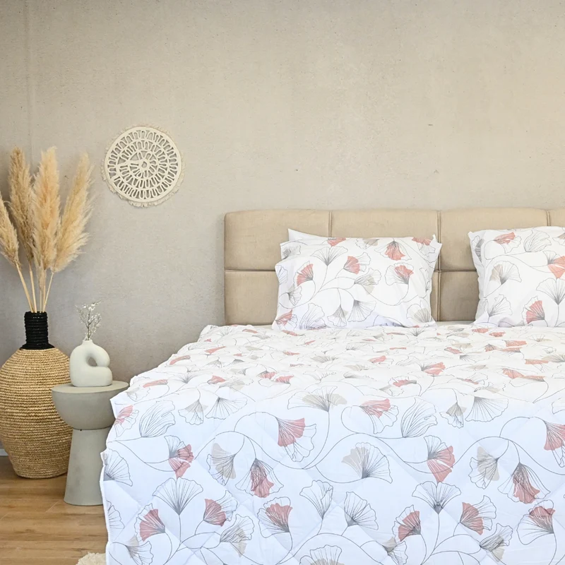 HappyBed Pink Stems - Dekbed voor het hele jaar
