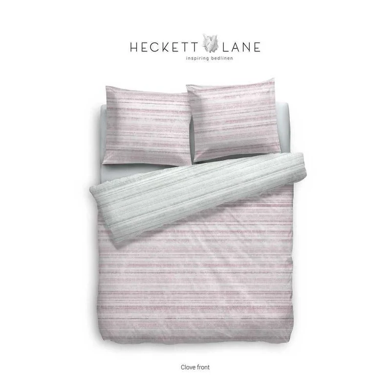 HnL Velvet Touch Baumwoll Bettwäsche Clove Rosa Mint 135x200 cm + 80x80 cm