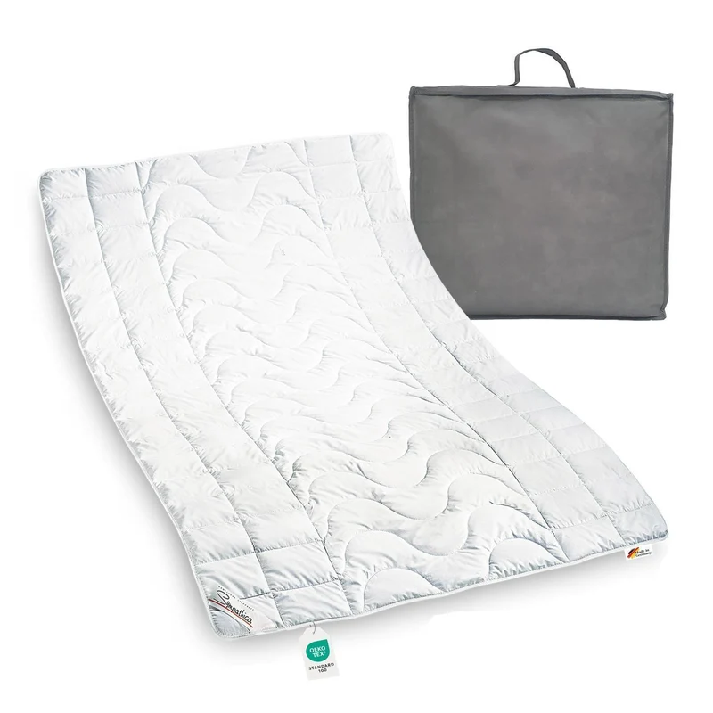 Kamelhaarbettdecke 135 x 200 cm Sommer 100% Kamelhaar