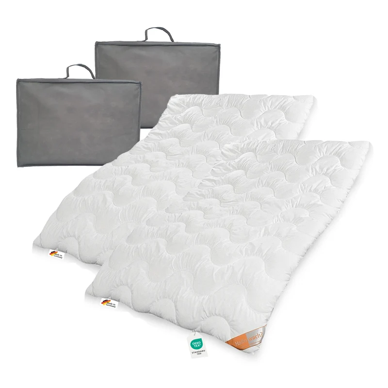Winterbettdecke 135 x 200 cm Hallo Wach 2er-Set extra warm Klimafaser