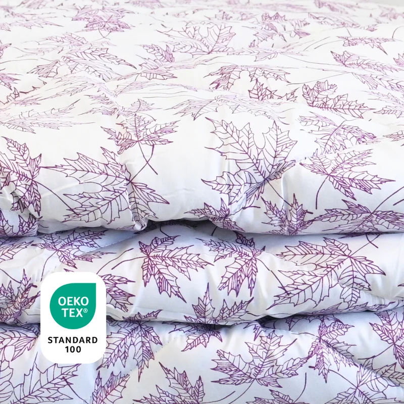 HappyBed Dekbed | Violet Leaves | Voor het hele jaar