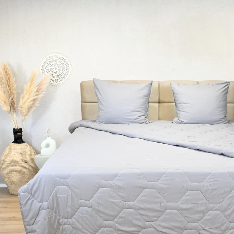 4-Seizoenen Dekbed | Grey | Afstelbaar