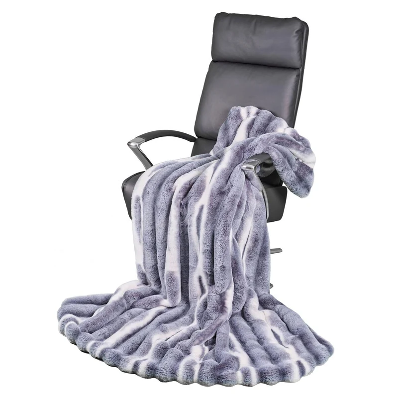 Felldecke Star Home Wohndecke Chinchilla Webpelz Fell 150x200