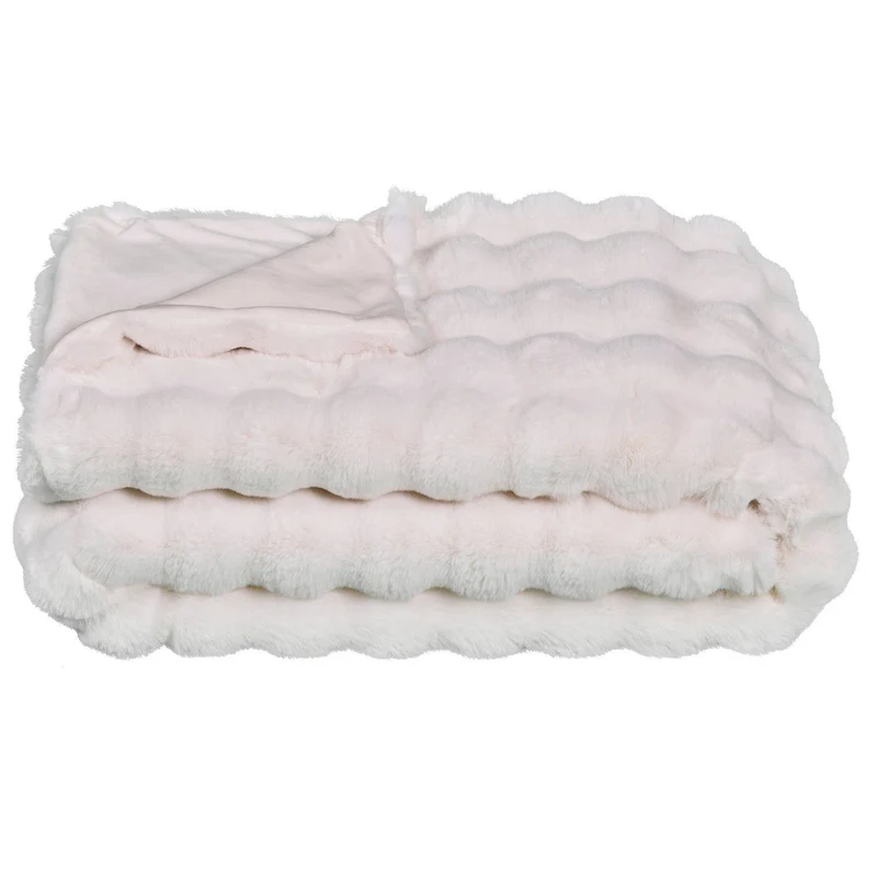 Star Home Wohndecke Felldecke Webpelz Cosy creme 150x200