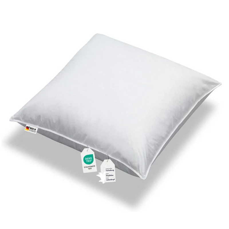Extra dick+ prall gefülltes Kopfkissen 1600g sibirische Federn 80x80