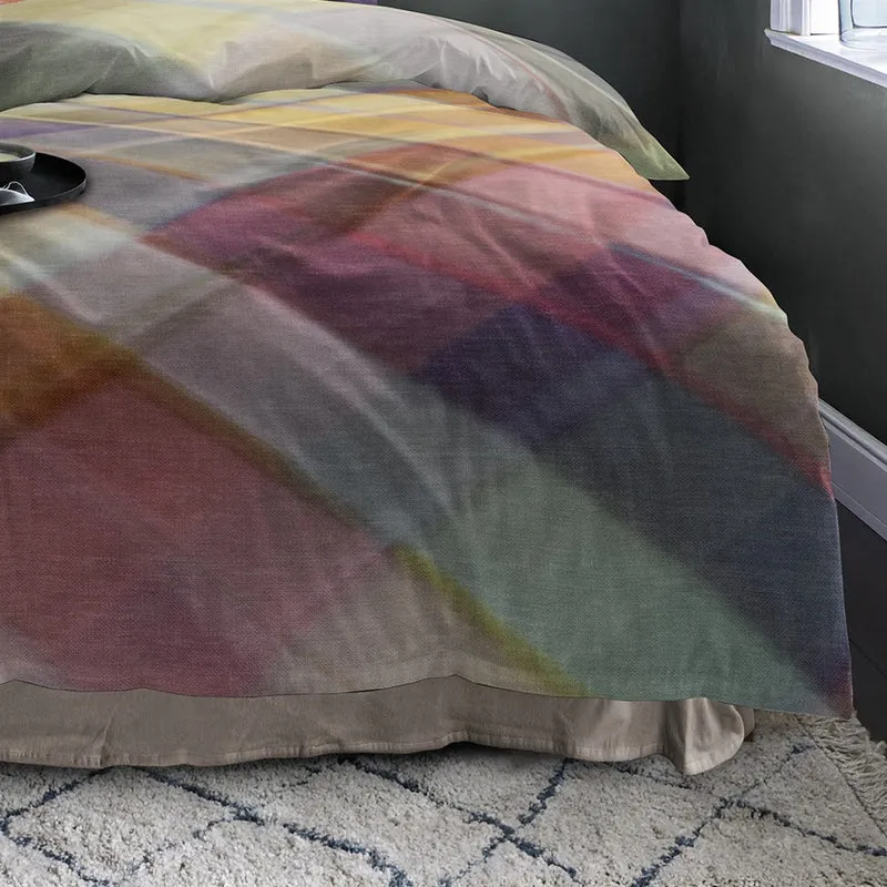 Bettwäsche Flausch Cotton Zobel Mehrfarbig mit Karomuster 135 x 200 cm
