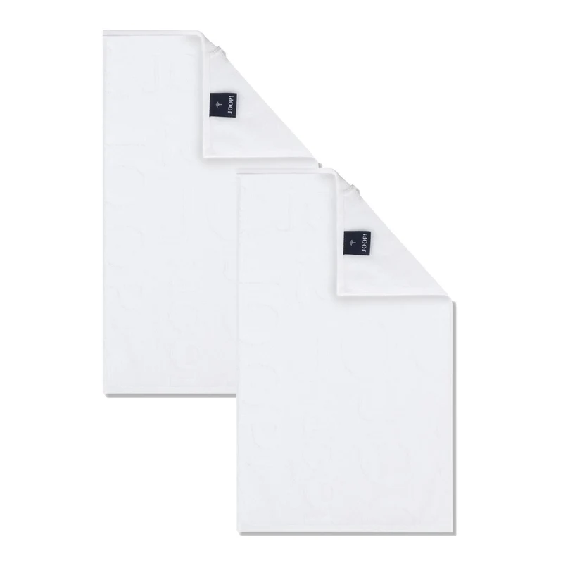 2er Gästetuch-Set 30 x 50 cm Selection Weiß