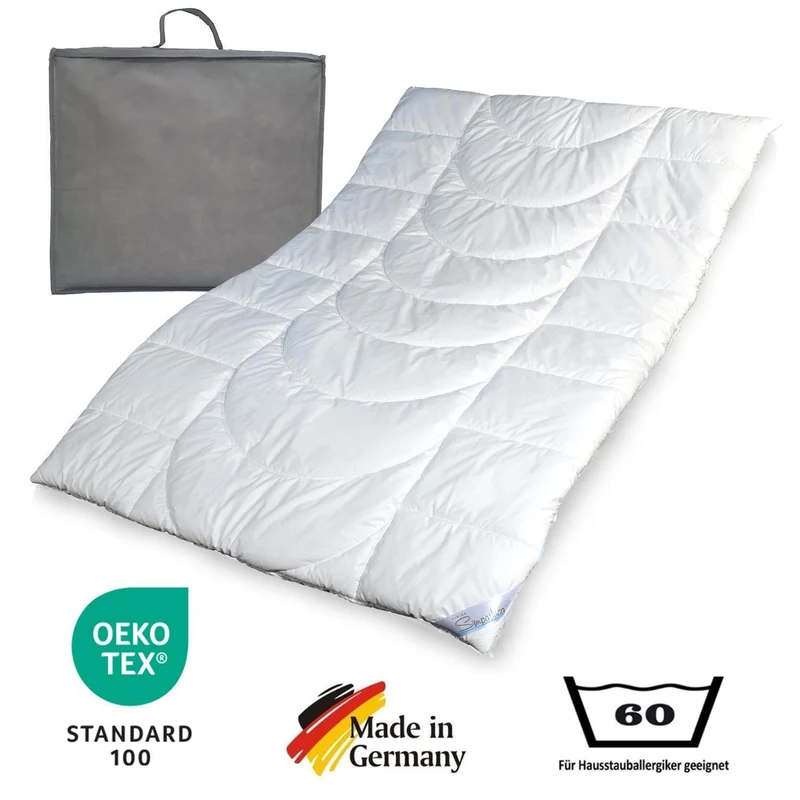 Winterbettdecke 200 x 200 cm warm Klimafaser
