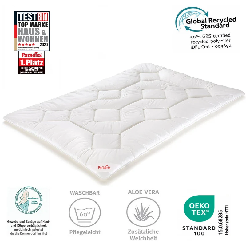 Ganzjahresbettdecke 135 x 200 cm Halia warm