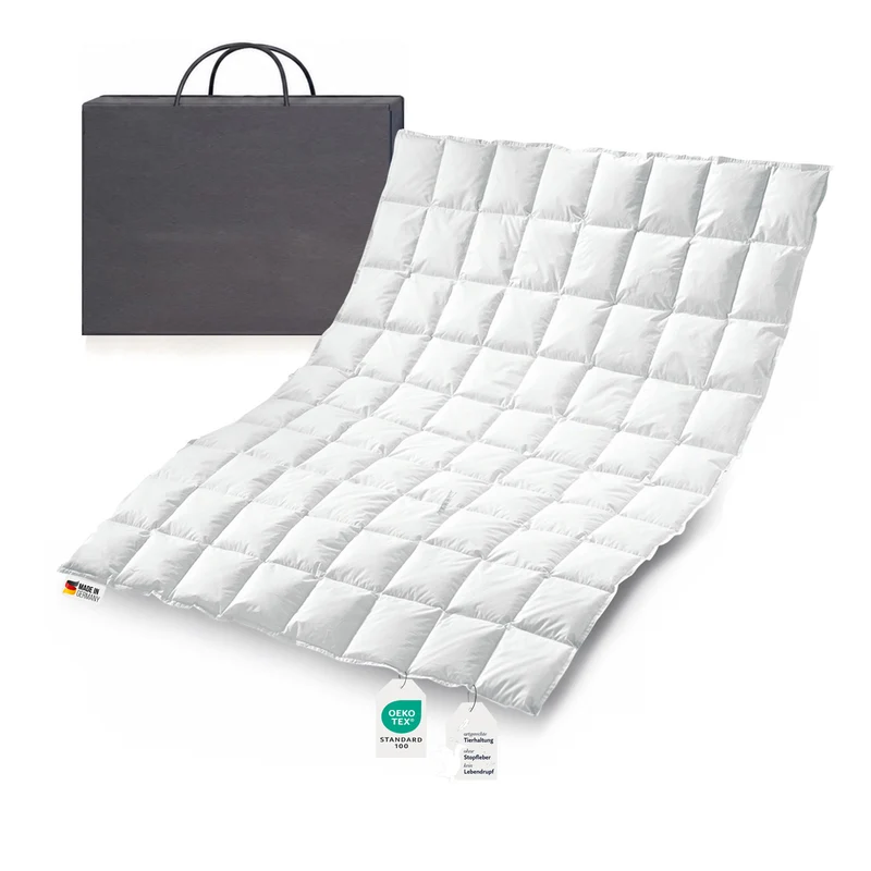 Daunendecke 135 x 200 cm Sommer canadische Daunen