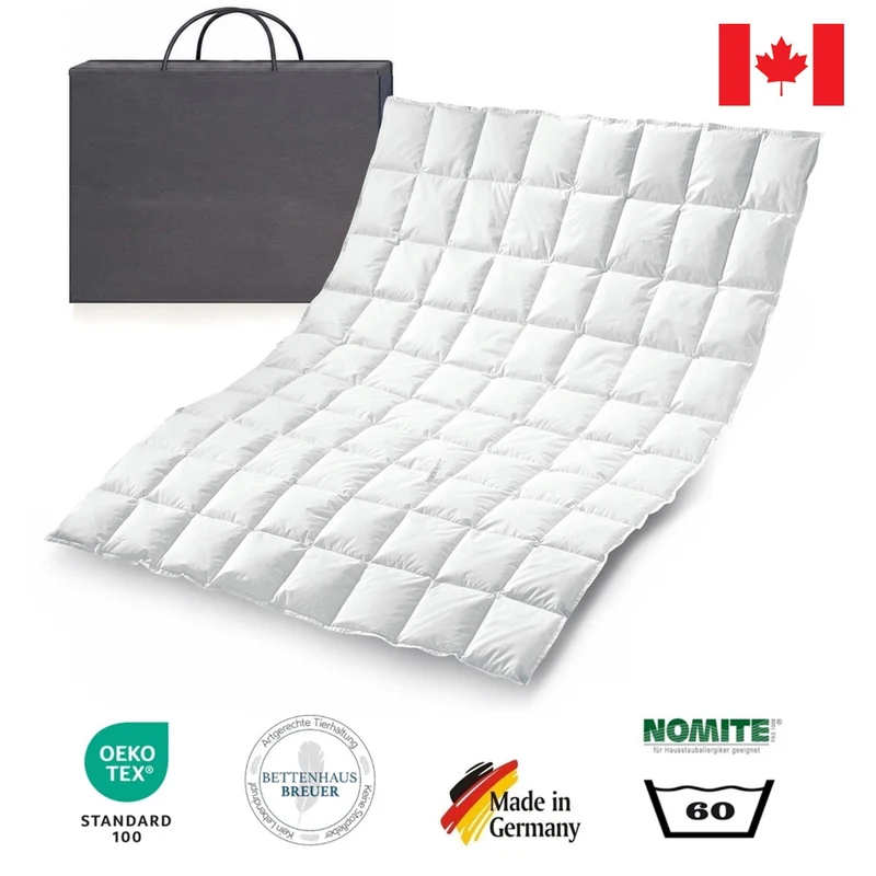 Daunendecke 135 x 200 cm Sommer canadische Daunen