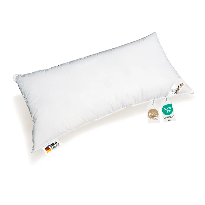 Kopfkissen 660g neue 30% Daunen 70% Federn medium Daunenpass 40x80
