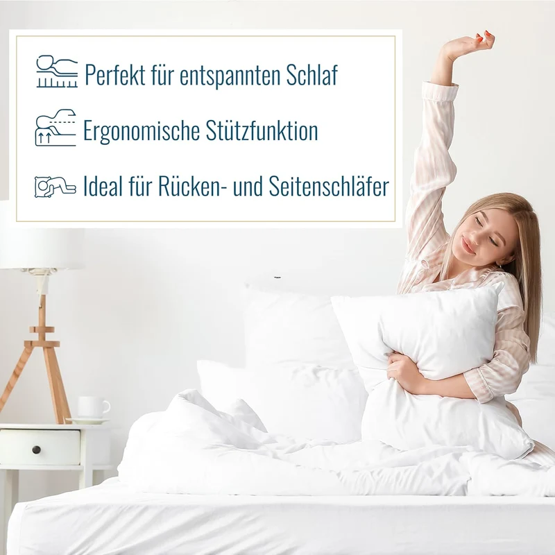 Orthopädisches Gelschaum Viscoschaum Nackenstützkissen Saponetta
