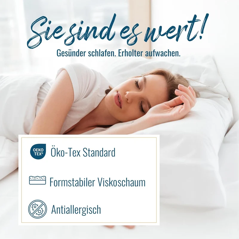 Orthopädisches Gelschaum Viscoschaum Nackenstützkissen Saponetta