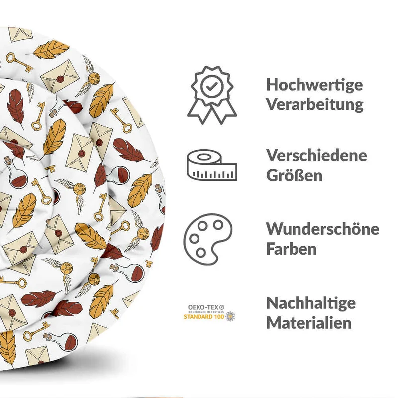 Therapiedecken Bettwäschen Set Goldener Schnatz