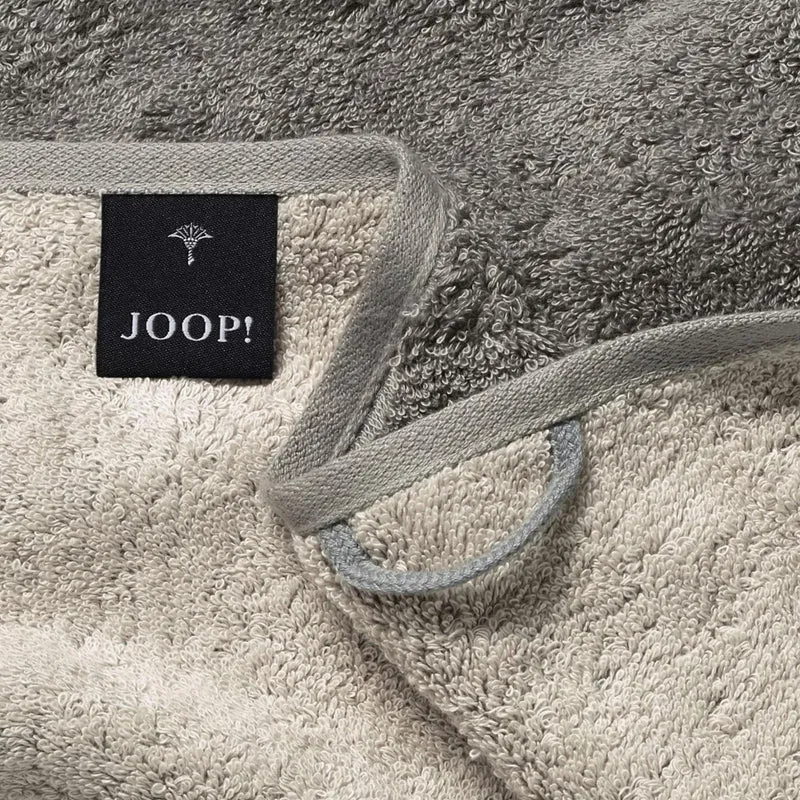 2er Handtuch-Set 50 x 100 cm Classic Graphit Taupe