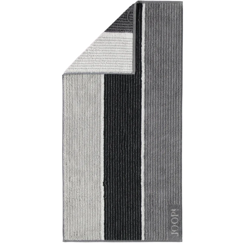 Handtuch-Serie Lines Schwarz