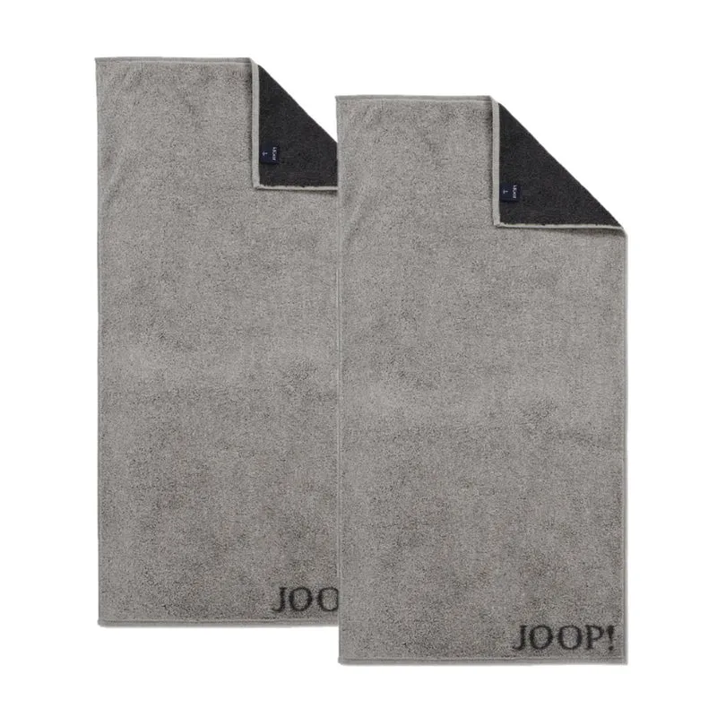 2er Handtuch-Set 50 x 100 cm New Classic Platin